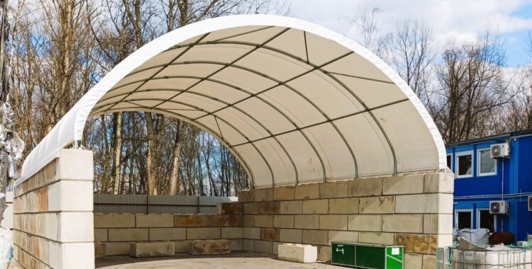 Canopy pentru containere de transport maritim